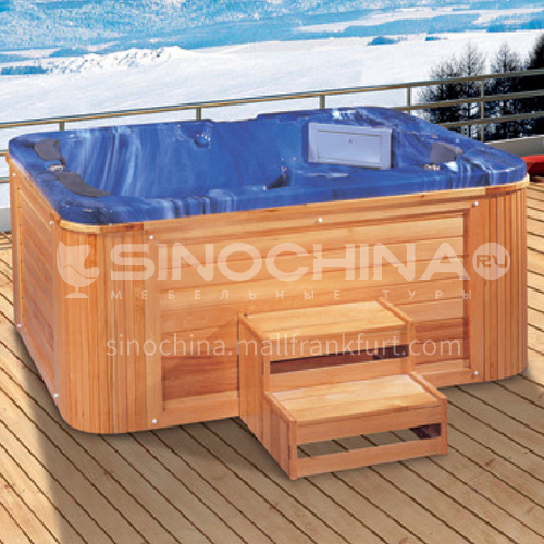 Luxury hot spring pool massage large pool hydrotherapy multi-person SPA massage surfing bathtub outdoor jacuzzi AO-6015